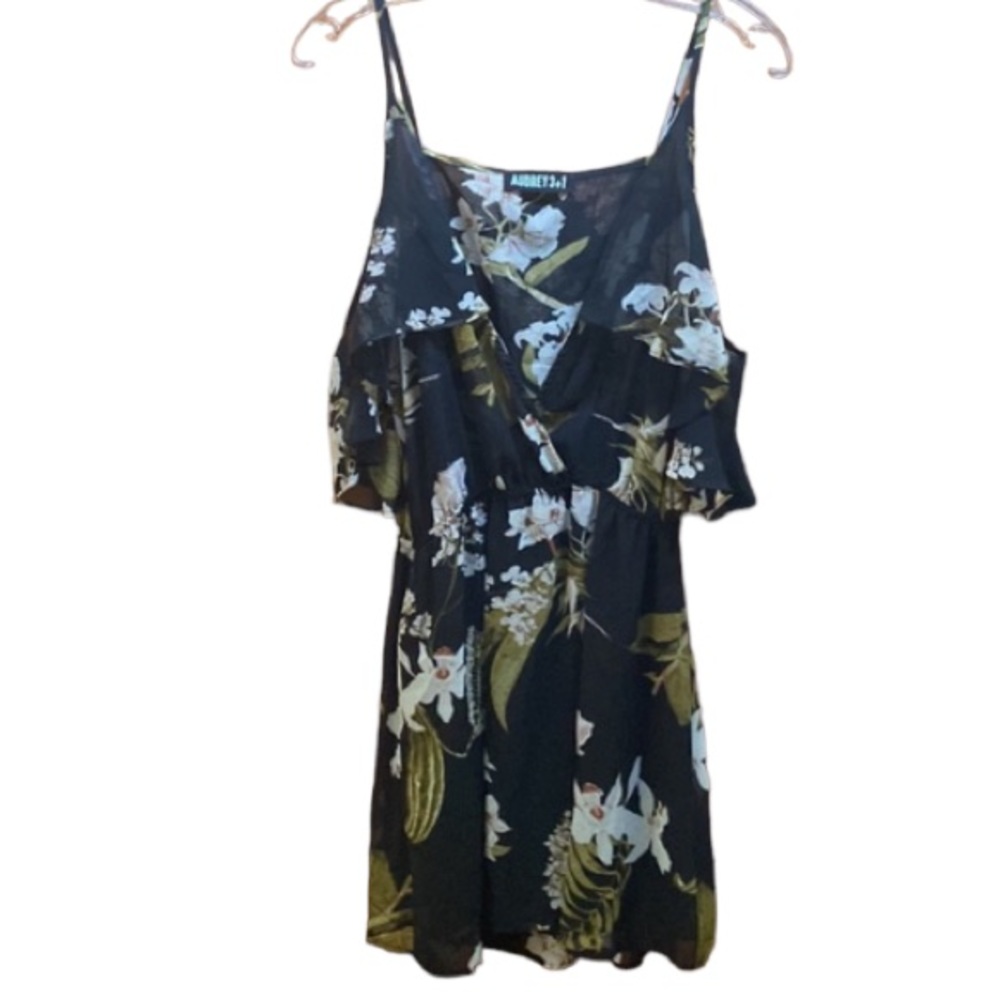 Audrey3+1 Floral Flirty Feminine Mini Dress Size 8